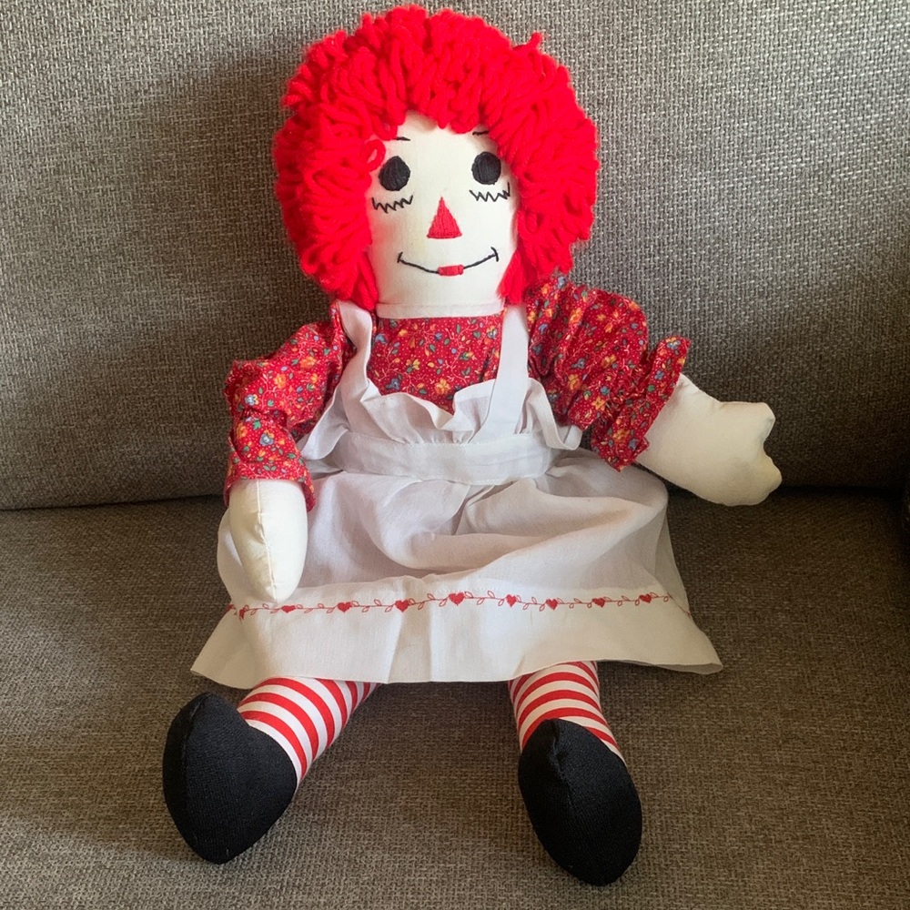 19” Vintage Raggedy Ann Doll Plush